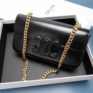 Love at first sight? Replica Celine Chain Shoulder Bag Cuir Triomphe 199243BF438NO