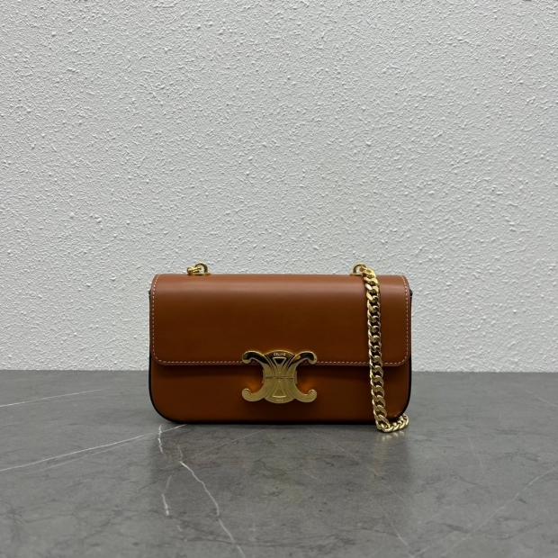 Classic Celine Replica Triomphe Chain Shoulder Bag Cey98837