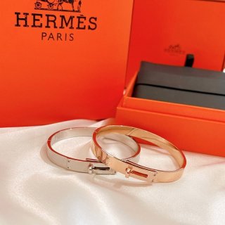 Cute Hermes Kelly Pink Gold Bracelet Replica PM erh71589
