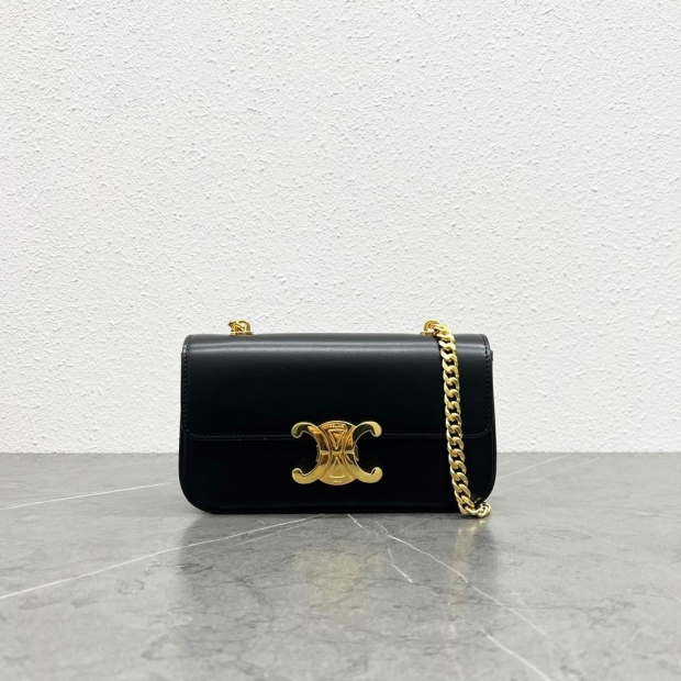 ★Popular in Japan! Replica Celine Triomphe Chain Shoulder Bag 197993BF438NO
