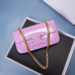 New spring items Celine chain shoulder bag replica Cuir Triomphe 199243BF432MV