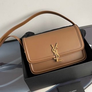 Hard to find ☆ Saint Laurent shoulder bag replica box leather satchel bag Saa71792