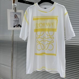 Cute Loewe Anagram Photocopy T-shirt Copy Large Logo☆ H526Y22X7