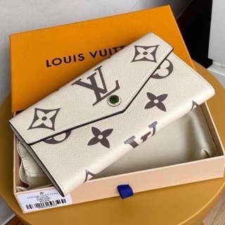 ☆Popular☆ Louis Vuitton Long Wallet Replica Portefeuille Sarah Bicolor LV20332