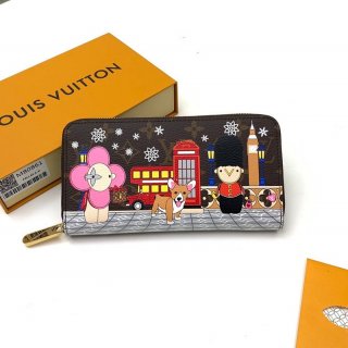 Louis Vuitton Long Wallet Fake Zip Monogram M80857