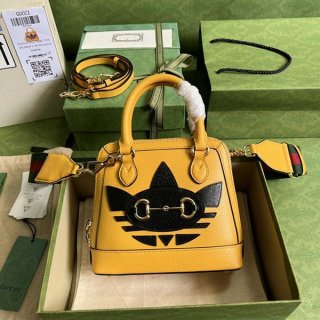 ★Japan!! Popular! Hot Topic Collaboration Adidas Gucci Replica Horsebit 1955 Mini Bag 677212U3ZDG7775