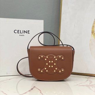 Celine Folco Cuir Triomphe Shoulder Bag Not Available in Japan 198263DU9