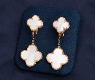 Rare Van Cleef & Arpels Magic Alhambra Earrings/Pierced Earrings 2 vad24336