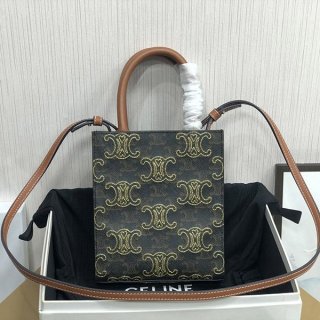 Classic Celine Replica Mini Vertical Triomphe Canvas Celine Cabas Cev29661