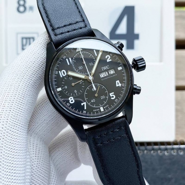 Best Price IWC Pilot Watch Replica Chrono Automatic Spitfire 2 Colors iwp50420