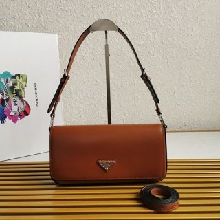 Popular Prada Femme Brushed Leather Replica Bag PUV48571