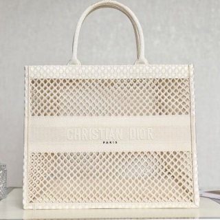 21-22AW Dior Book Tote Replica Small Bag Mesh dex76196