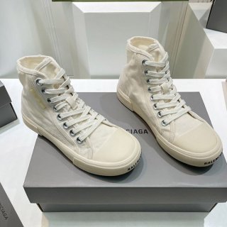 Classic Balenciaga replica PARIS HIGH TOP sneakers in white bad29188