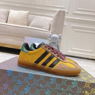 A hot collaboration! Gucci and Adidas sneakers replica, high quality gum56354
