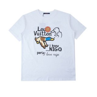 Spring/Summer new Louis Vuitton nigo collaboration crew neck T-shirt copy duck vuc98135