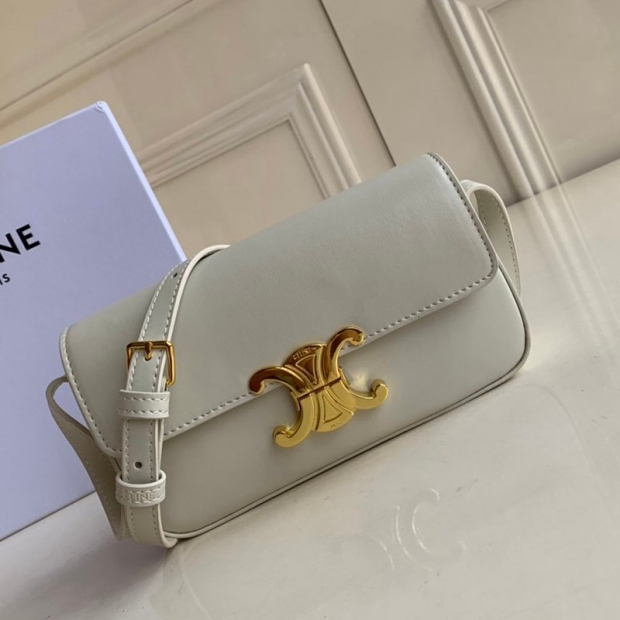 Celine Replica Triomphe Shoulder Bag Calfskin Cex47754