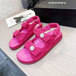 No. 1 in cumulative sales! Chanel copy footbed sandals shy06111