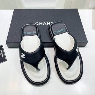 ★Popular in Japan! Chanel Coco Mark Platform Sandals Mules Fake shq03462