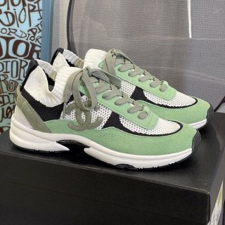 Cute Chanel CC Socks Sneakers Replica shy45472