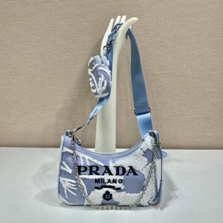New sale Prada women's nylon shoulder bag replica puj93500
