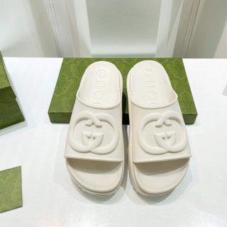 2022 Spring/Summer New Gucci GG Muffin Platform Sandals Replica Grade N guk19988