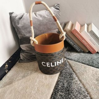 The hot topic! Celine bag replica / Triomphe canvas & calfskin Cej23890