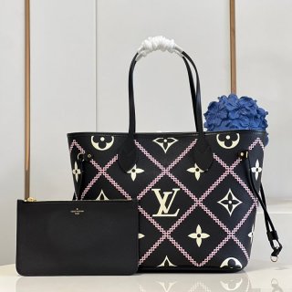 Very popular: Louis Vuitton Neverfull MM Replica Monogram Empreinte Tote Bag M46040