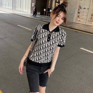 Popular all over the world? New Dior Oblique Cotton Polo Shirt Replica def85247