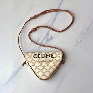 21SS New Celine Shoulder Bag Replica Triangle Bag Logo Triomphe 195902BZK01BC