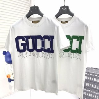 Cute Gucci Palm Tree Cotton Jersey T-Shirt, Replica, 2 Colors, gut66878