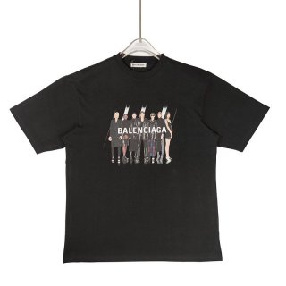 Very popular: Real Balenciaga T-shirt replica in black baf82349
