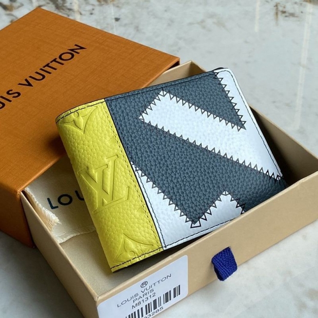 Competitive 22SS★Louis Vuitton Portefeuille?Slender Folding Wallet Replica M81312