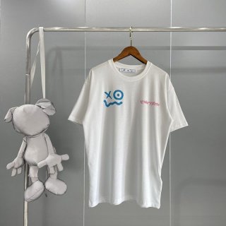 21AW New Off-White Graffiti Arrow Logo T-shirt Copy ofw33659
