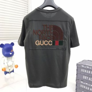 New sale Gucci x North Face collaboration short sleeve T-shirt replica guq84892