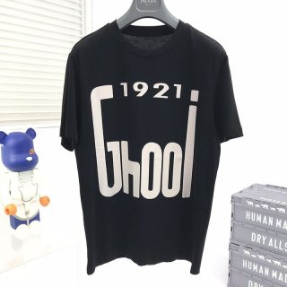 Very popular: Gucci Crystal "1921 Gucci" Cotton T-shirt replica gue59187
