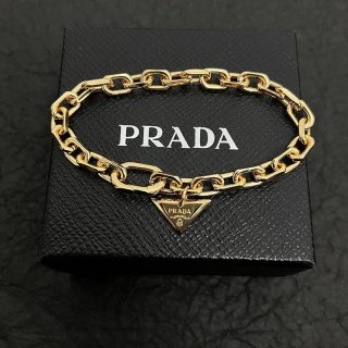 New beautiful Prada logo triangle bracelet replica puw66721