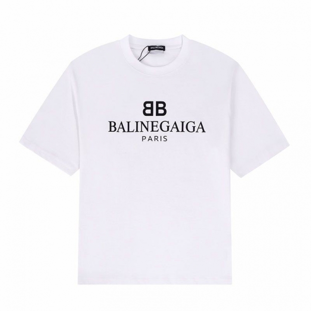 Very popular [Balenciaga] Logo cotton T-shirt copy bag75181