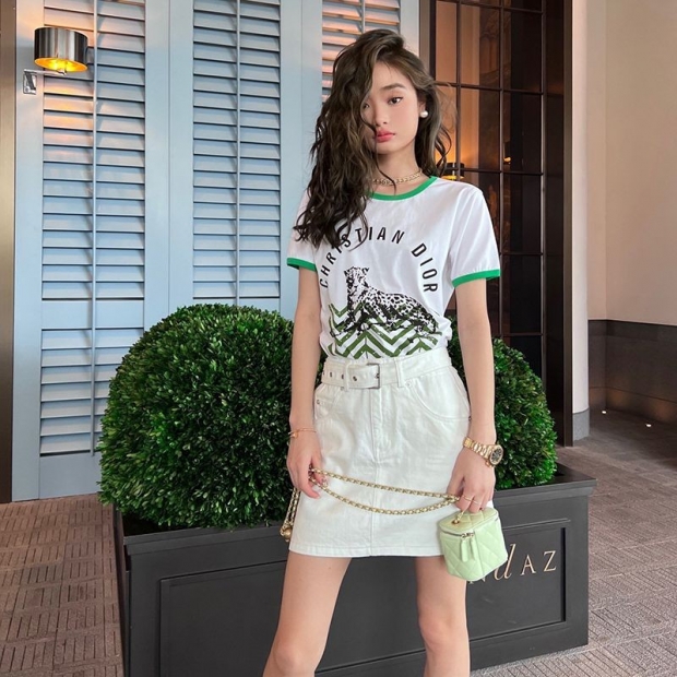 Rare color new 2022SS Dior signature T-shirt replica 223T18A4499X4804
