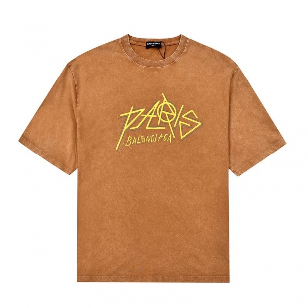 Competitive battle [Balenciaga] Paris logo print T-shirt replica ☆ Medium Fit bam93763