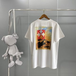 Popular Off-White Graffiti Arrow Logo T-Shirt Copy ofn08286