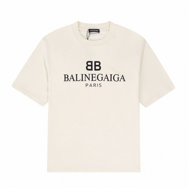 Very popular: [Balenciaga] Logo cotton T-shirt replica bas86081