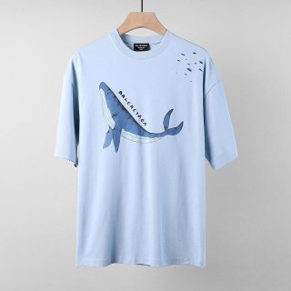 21-22AW Balenciaga ★ Logo Damaged T-shirt Copy baj42631