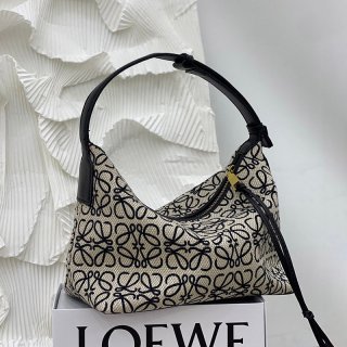 Eye-catching color Loewe Cuby Bag Replica Small Anagram Jacquard A906K75X04