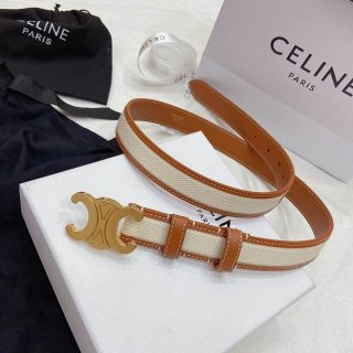 Very popular!! New color [CELINE] NEW Medium Triomphe Replica Belt Cea25627