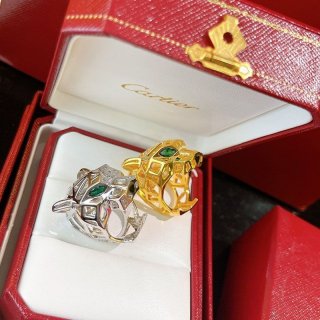 Rare Panthere de Cartier ring replica 2 colors kao12739