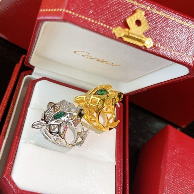Rare Panthere de Cartier ring replica 2 colors kao12739