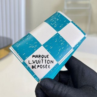 Rare color ☆? Louis Vuitton ☆ Organizer card case copy business card holder Damier N60494