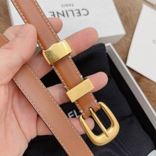 Super Hot Topic! Celine Small Triomphe Buckle Belt Cen21089