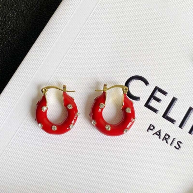 Battle for Celine Triomphe Earrings Replica Cex75230