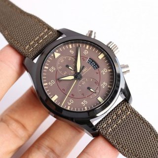 Extremely rare! IWC replica pilot watch chronograph top gun iwj73667